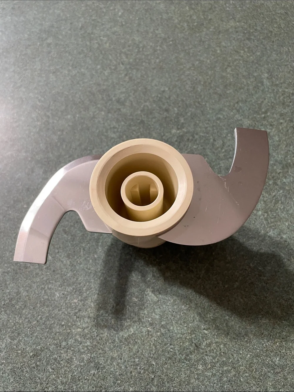 MDB Cuisinart Dough Blade part only # DLC2011 Beige & Silver for food processor